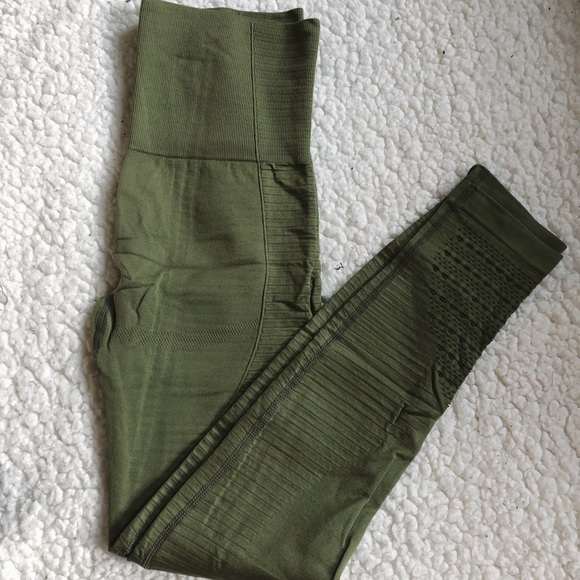 Pants - NEW! Army Green Energy Seamless Leggings